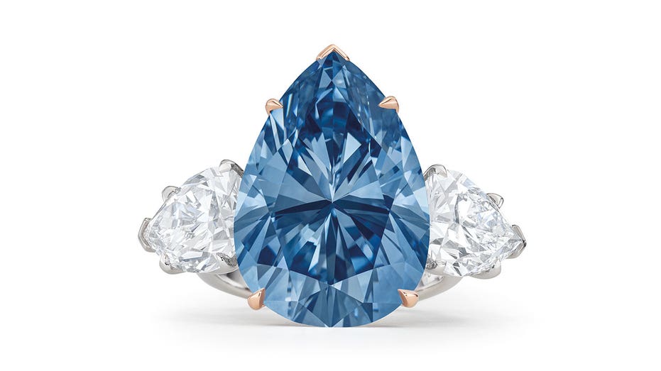 Bleu Royal diamond sold for $44 million at Christie’s auction in Geneva, Switzerland