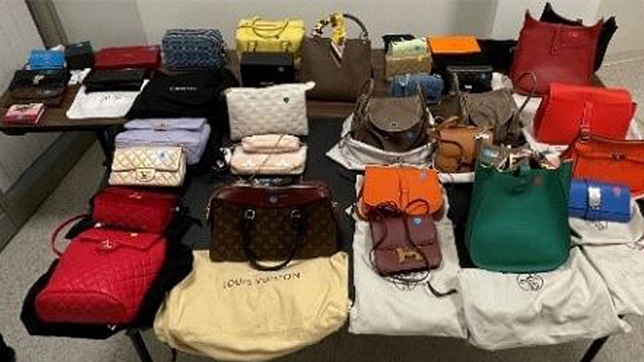 LAPD seeks to reunite over 50 stolen luxury purses seized in raid to rightful owners