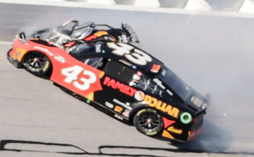 NASCAR driver Erik Jones suffers broken back in brutal Talladega crash